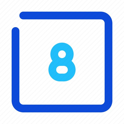 Number, square, eight icon - Download on Iconfinder