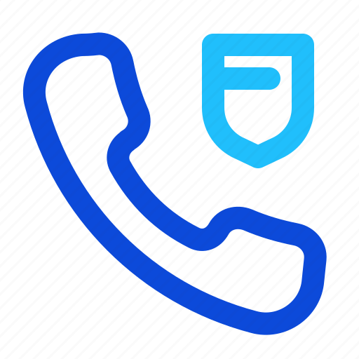 Call, shield, secured icon - Download on Iconfinder