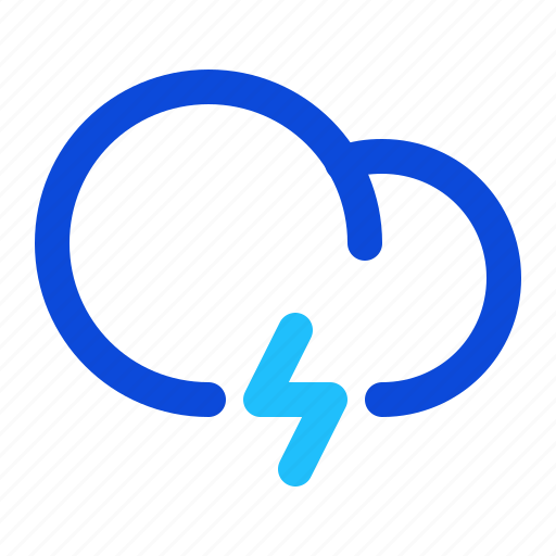 Cloud, lightning, storm, bolt icon - Download on Iconfinder