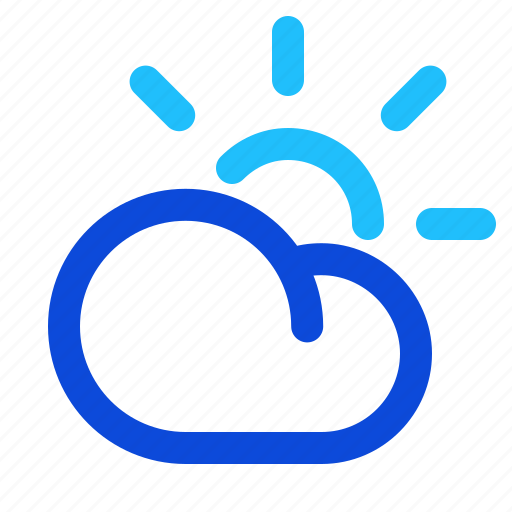 Cloudy, cloud, sun, sunny icon - Download on Iconfinder
