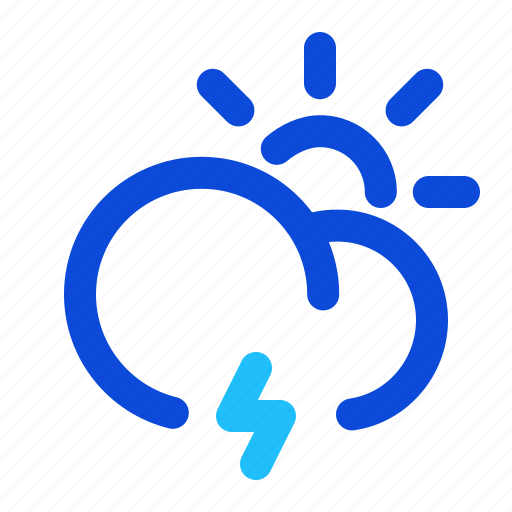 Storm, lightning, day, rain icon - Download on Iconfinder
