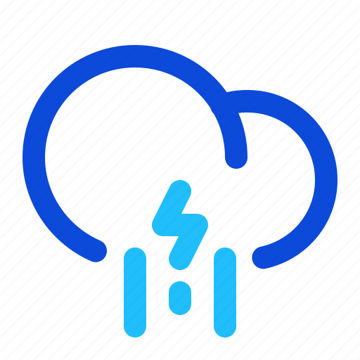 Storm, ligtning, rain, cloud icon - Download on Iconfinder