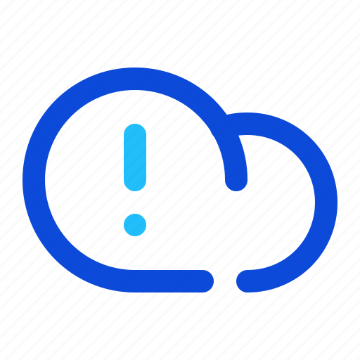 Warning, weather, cloud, forecast icon - Download on Iconfinder
