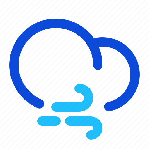 Wind, cloud, cloudy, windy icon - Download on Iconfinder