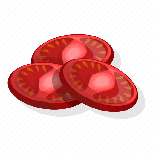 Cutted, food, fruit, slice, tomato icon - Download on Iconfinder