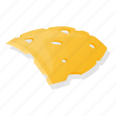 cheese, cutted, food, leaf, slice
