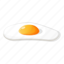 egg, food, fried, kitchen, nature