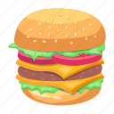 beefburger, patty burger, burger, junk food, fast food