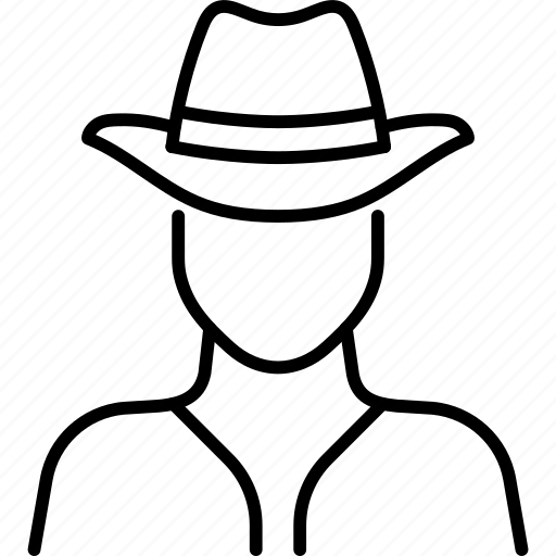 Cowboy, hat, man, person icon - Download on Iconfinder