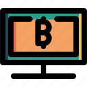 bitcoin, blockchain, computer, business, cryptocurrency, finance, money
