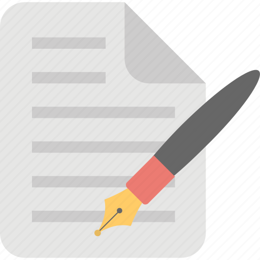 Article, document, notes, pen, writing icon - Download on Iconfinder