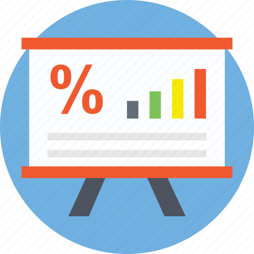 Business analysis, business analytics, graph presentation, growth chart, statistics icon - Download on Iconfinder