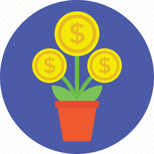Business growth, dollar plant, financial concept, financial growth, financial investment icon - Download on Iconfinder