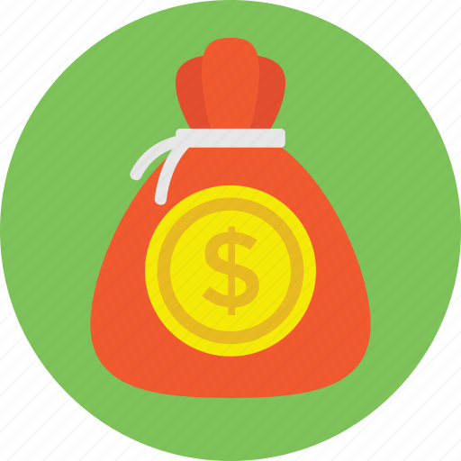 Investment, money back, money pouch, money sack, saving, wealth icon - Download on Iconfinder