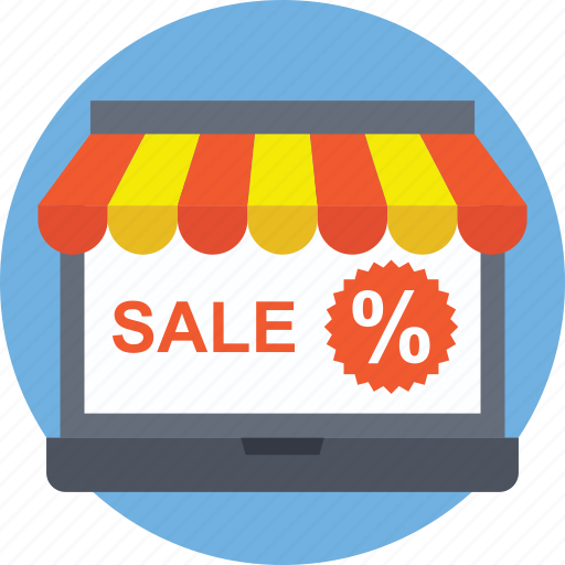 Laptop store, online store website, online store. online shop icon - Download on Iconfinder