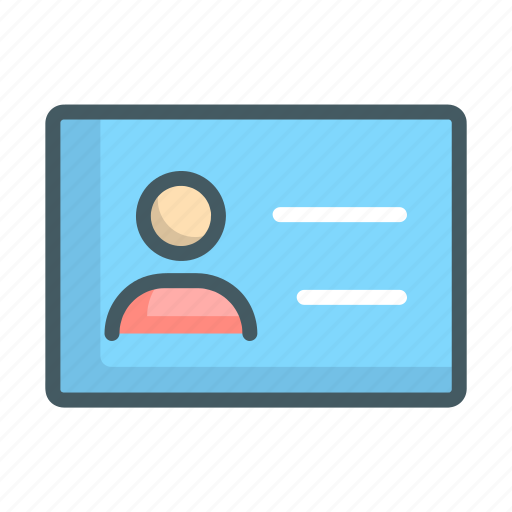 User, employee, card icon - Download on Iconfinder