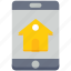 app, building, house, mobile, online, rent, smartphone 