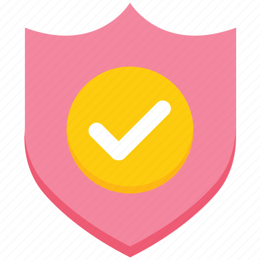 Accept, brand, checkmark, complete, safety, security, shield icon - Download on Iconfinder