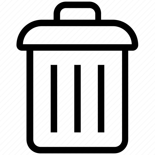 Dustbin, garbage bin, recycle bin, trash icon - Download on Iconfinder