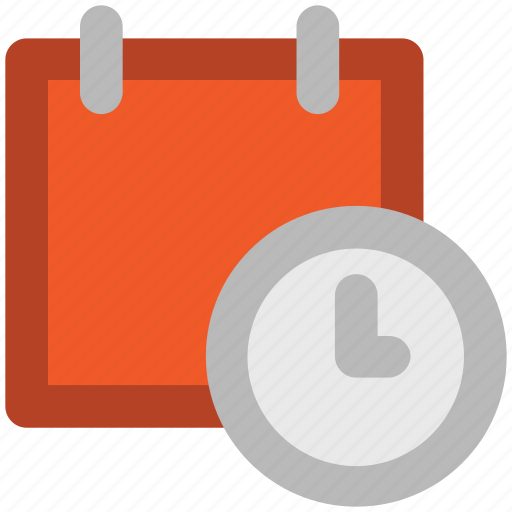 Appointment, calendar clock, clock, round clock, schedule, timer, wall clock icon - Download on Iconfinder