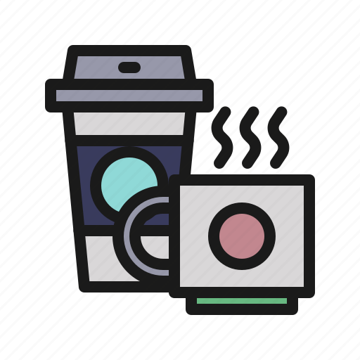 Cafe, caffeine, coffee, cup, drink, hot, take away icon - Download on Iconfinder