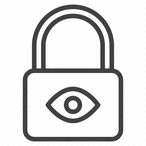 Eye, lock, privacy, protection icon - Download on Iconfinder