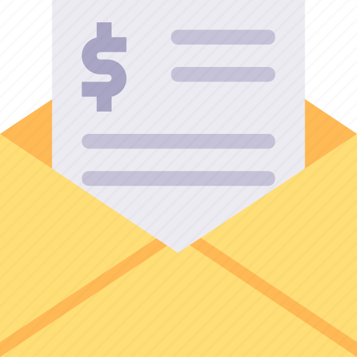Bill, document, email, envelope, mail icon - Download on Iconfinder