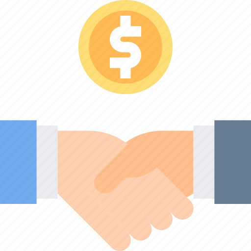 Agreement, deal, finance, gesture, hand, handshake, money icon - Download on Iconfinder