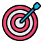 target, goal, focus, marketing, dart 