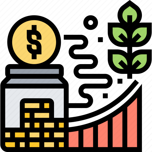 Investment, financial, saving, profit, growth icon - Download on Iconfinder