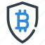 shield, bitcoin, cryptocurrency, encryption 
