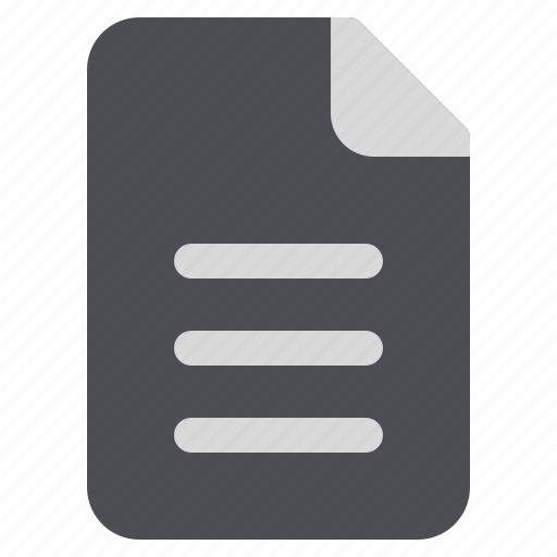 Document, business, file, page, paper icon - Download on Iconfinder