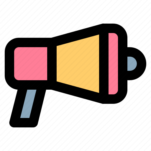Megaphone, communication, speech, bullhorn, announce icon - Download on Iconfinder
