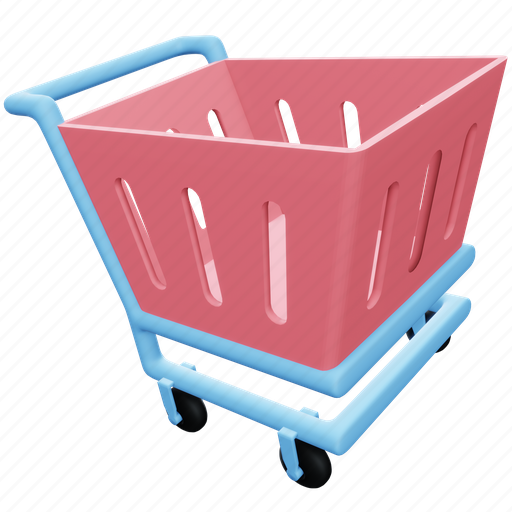 Shopping, cart, buy, market, sale, shop 3D illustration - Download on Iconfinder