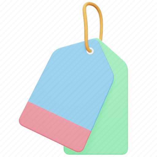 Tag, label, price, badge, discount, ecommerce, shopping 3D illustration - Download on Iconfinder