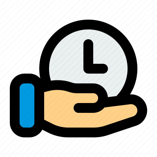Time, management, clock, hand icon - Download on Iconfinder