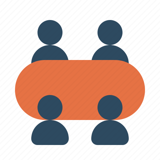 Meeting, discussion, business, team icon - Download on Iconfinder