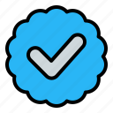 verified, badge, success, checked, approved, checkmark