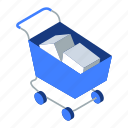 shopping cart, purchase, shop, buy, goods