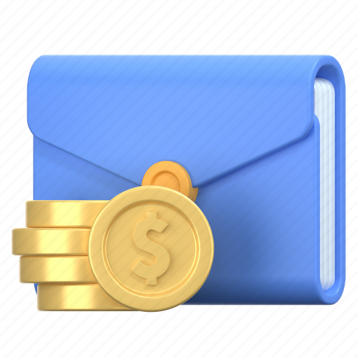 Envelope, mail, email, files, letter 3D illustration - Download on Iconfinder