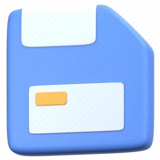 Floppy disk, storage device, diskette, save, storage 3D illustration - Download on Iconfinder