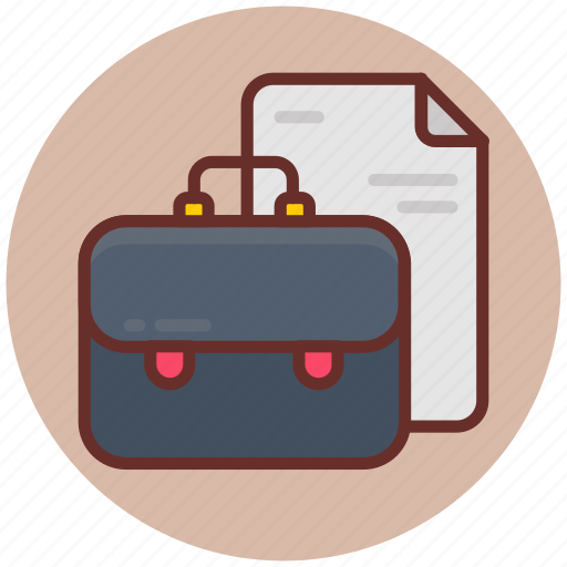 Portfolio, briefcase, job, profession, company, career, suitcase icon - Download on Iconfinder