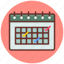 schedule, date, calendar, events, appointment