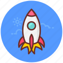 startup, launch, rocket, spaceship, marketing, promote