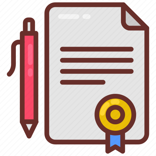 Agreement, business, contract, document, pen, certificate icon - Download on Iconfinder