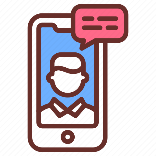 Speech, messaging, bubble, talking, mobile, discussion, communications icon - Download on Iconfinder