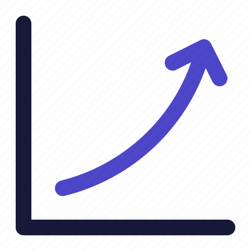 Chart, growth, increase, benefits, line chart icon - Download on Iconfinder