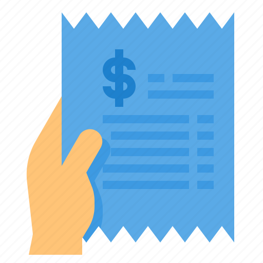 Bill, reciept, money, payment, financial icon - Download on Iconfinder