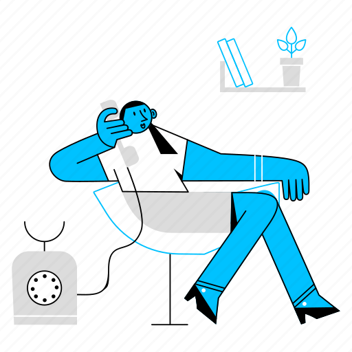 Phone, conversation, business, partner, office, marketing, finance illustration - Download on Iconfinder