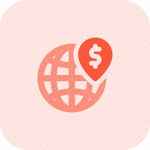 Browser, location, money, map icon - Download on Iconfinder
